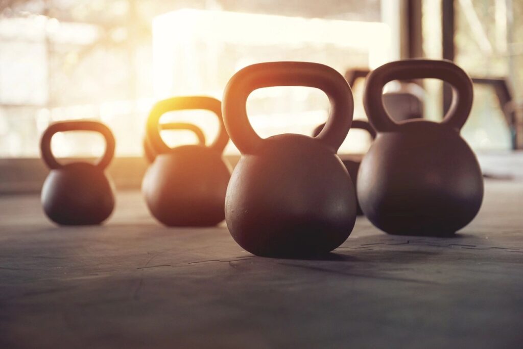 kettle bells - equipment used to exercise